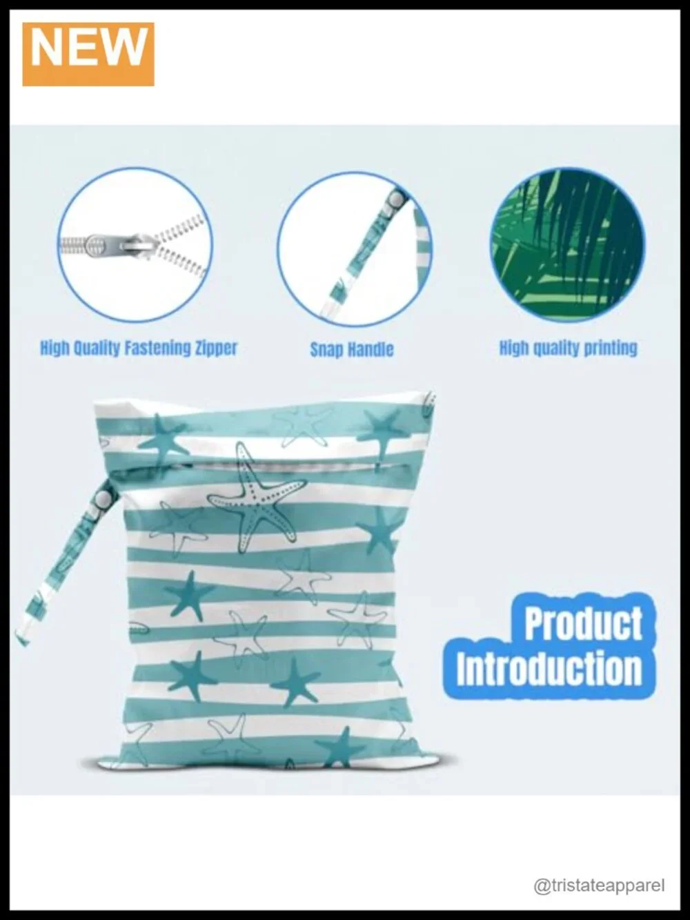Wet Dry Bag Travel Swimsuit Beach Pool Diapers Gym Clothes